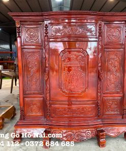 Tủ thờ Tràm Chạm 6 chân