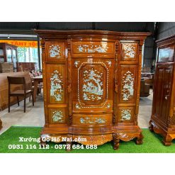 Tủ thờ Tràm Cẩn 6 chân