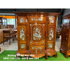 Tủ thờ Tràm Cẩn 6 chân