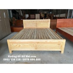 Giường Gỗ Thông Tự Nhiên