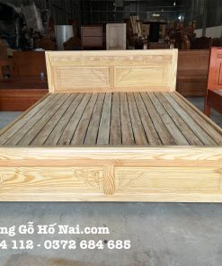 Giường Gỗ Thông Tự Nhiên