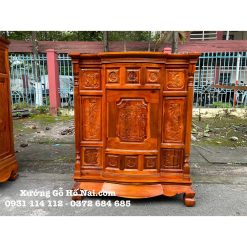 Tủ thờ Tràm Chạm Tam Đa 4 Chân