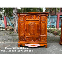 Tủ thờ Tràm Chạm 4 chân