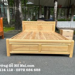 Giường Ngủ Sồi Pháp Bông Đối