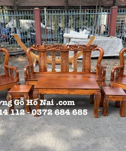 Bộ bàn ghế Minh Quốc Đào Tay 8