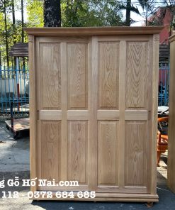 Tủ quần áo Sồi Pháp Cửa Lùa