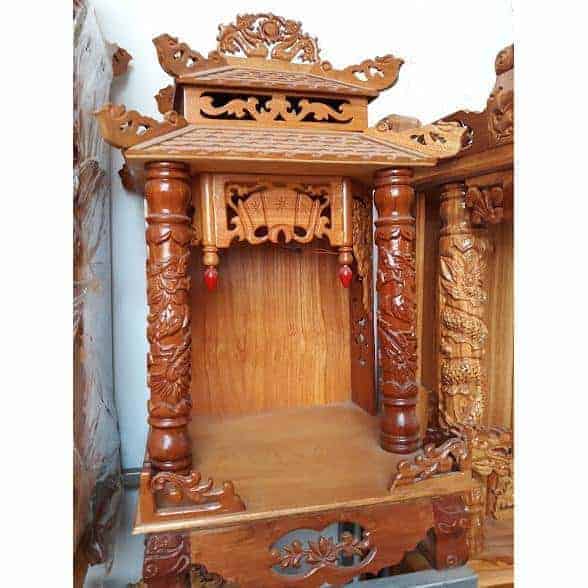 16 Bàn thờ Ông Địa Thần Tài gỗ tràm - BOTB51 - Image 6