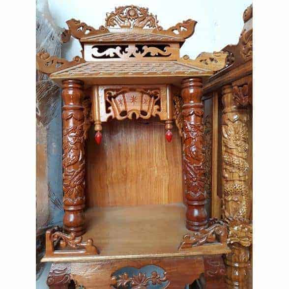 16 Bàn thờ Ông Địa Thần Tài gỗ tràm - BOTB51 - Image 5