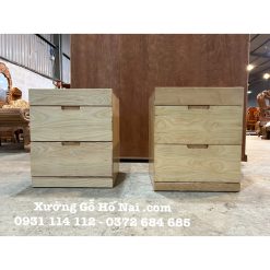 Tủ Đầu Giường gỗ veneer ash - 44A02 - 44A03
