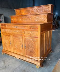 Tủ thờ tam cấp gỗ gõ 21B03